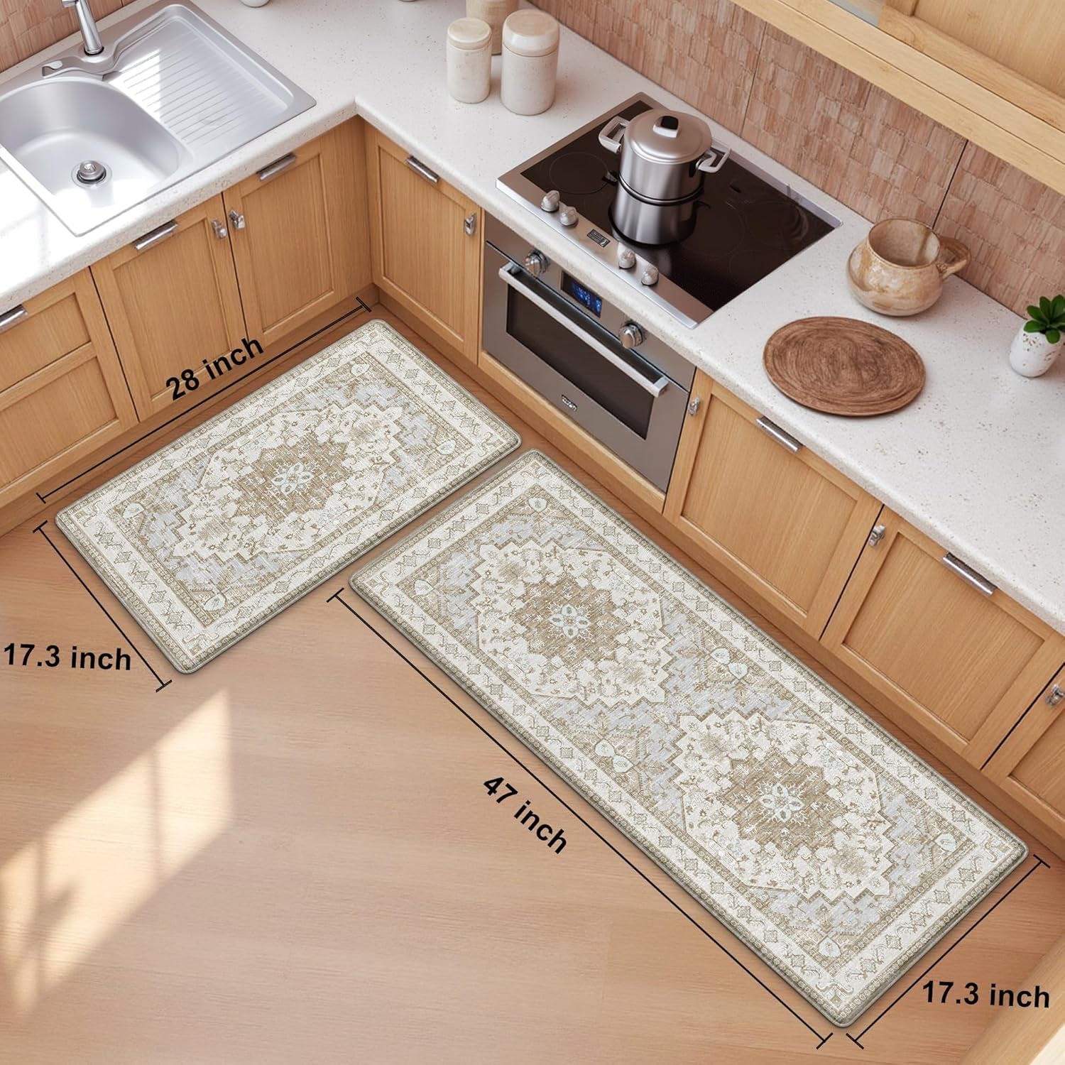 boho-kitchen-mats-for-floor-2pc-anti-fatigue-kitchen-rugs-beige-tan-17-3x47-17-3x28-pvc-cushioned-comfort-waterproof-wipe-clean-non-slip-2-5-inch-farmhouse-standing-mat-for-laundry