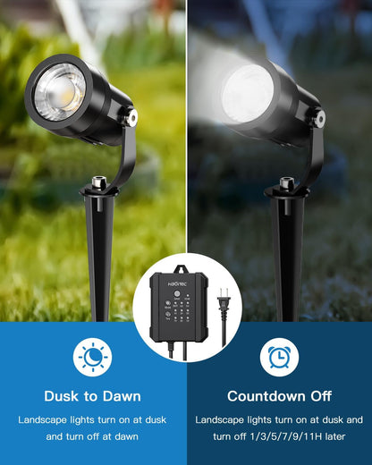 All-In-One Low Voltage Landscape Lighting Kit, Cool White, 12PCS3