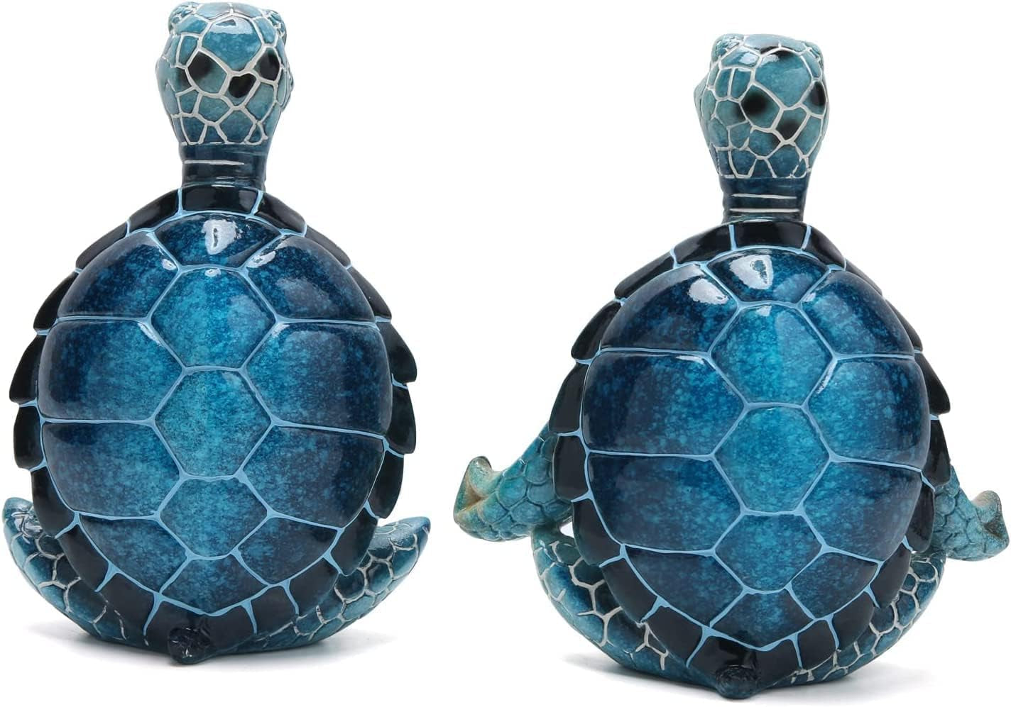meditating-sea-turtle-statues-yoga-zen-2pcs-resin-beach-home-decor