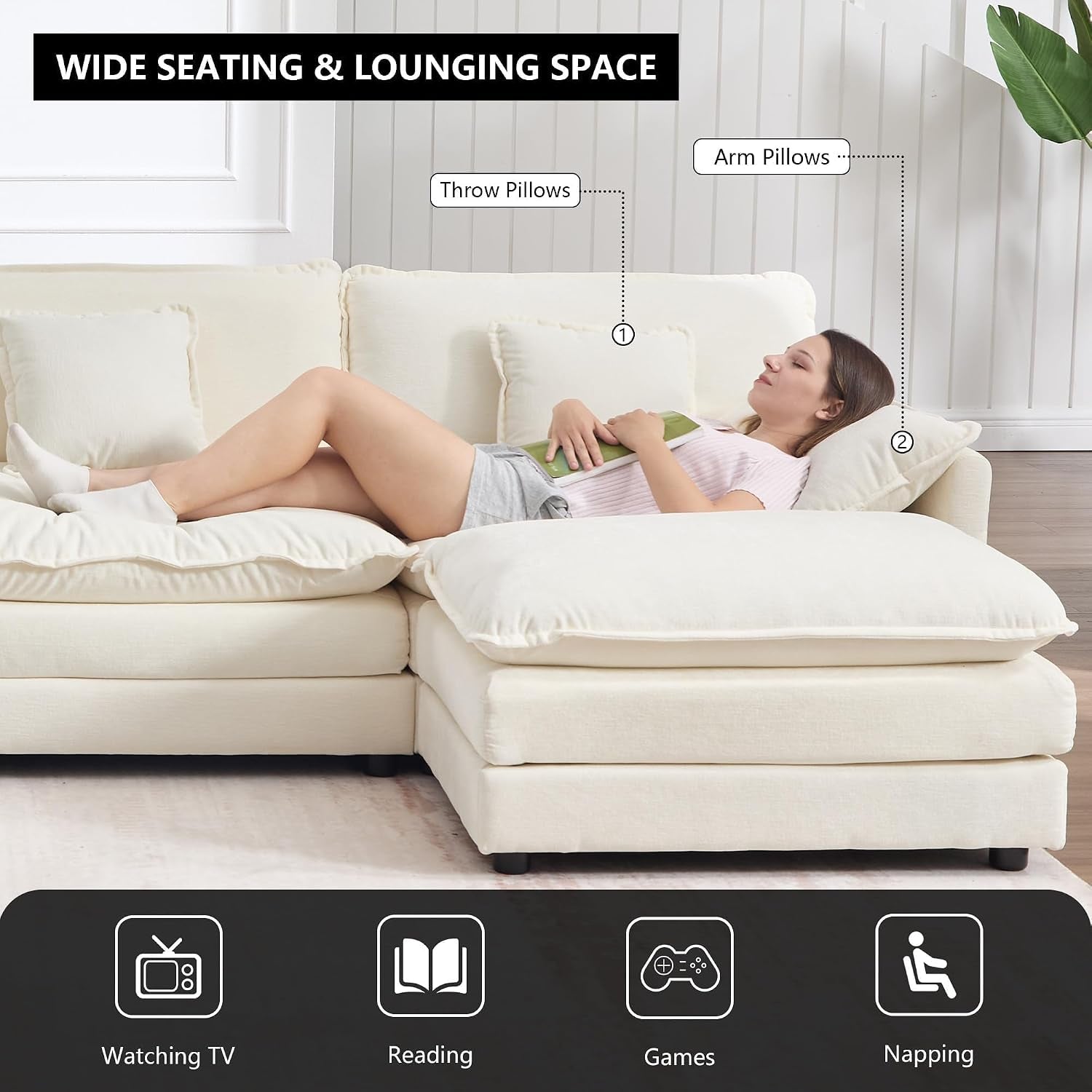 76-7-beige-white-cloud-couch-small-l-shape-sectional-sofa-2-seater