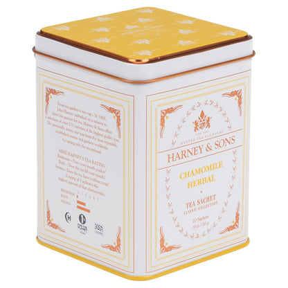 Classic Chamomile Herbal Tea, 20 Sachets in Tin | Egyptian Chamomile Flower Herbal Tea. Naturally Caffeine Free.5