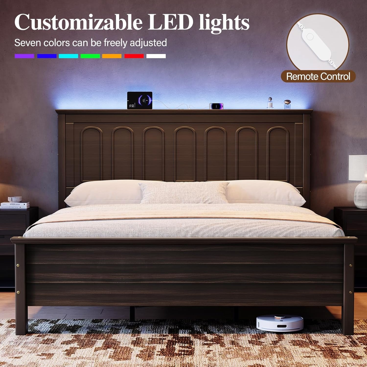 queen-size-bed-frame-with-headboard-wood-platform-bed