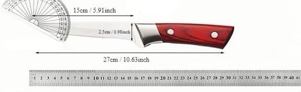 Meat Cleaver, Boning Knives Cutting Butcher Knife Stainless Steel Ultra-Sharp Slicing Chef Utility Kitchen Knives(01)3