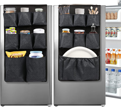 Mini Fridge Caddy Organizer Storage Bag, over the Fridge Storage Organizer1