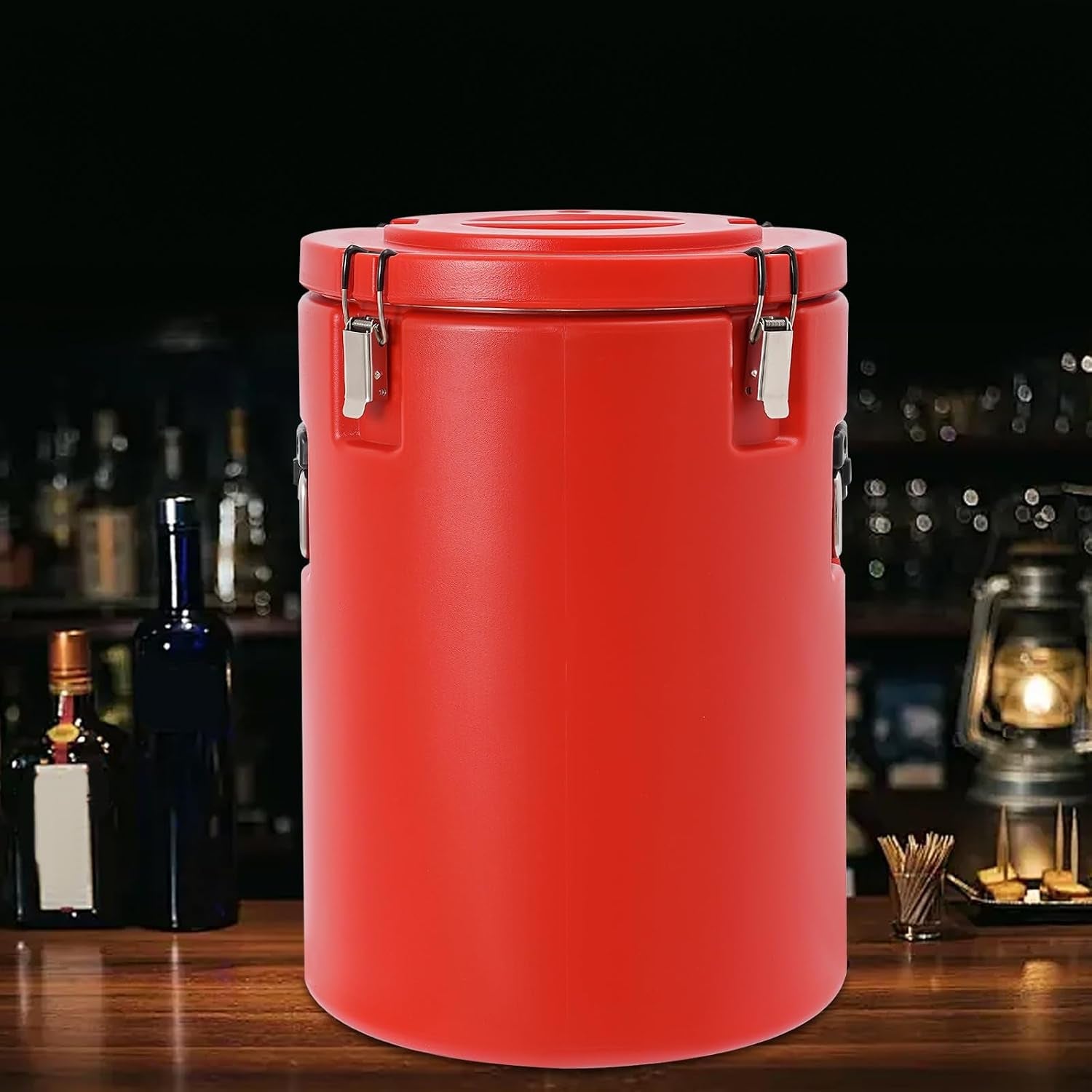 commercial-soup-container-40l-10-57gal-insulated-food-carrier-insulated-bucket-stainless-steel-food-warmer-soup-storage-container-commercial-insulated-drum-for-restaurant-kitchen-red