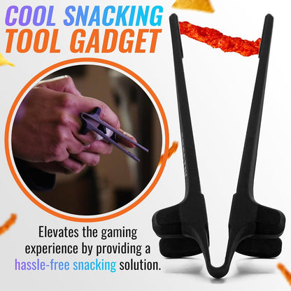 PRO Finger Chopsticks for Gamers - as Seen on Shark Tank! the Official Snacking Tool of the Future - Enjoy Snacks and Chips with Ease - Innovative Gaming Snacking Solution - Snack Chopsticks3
