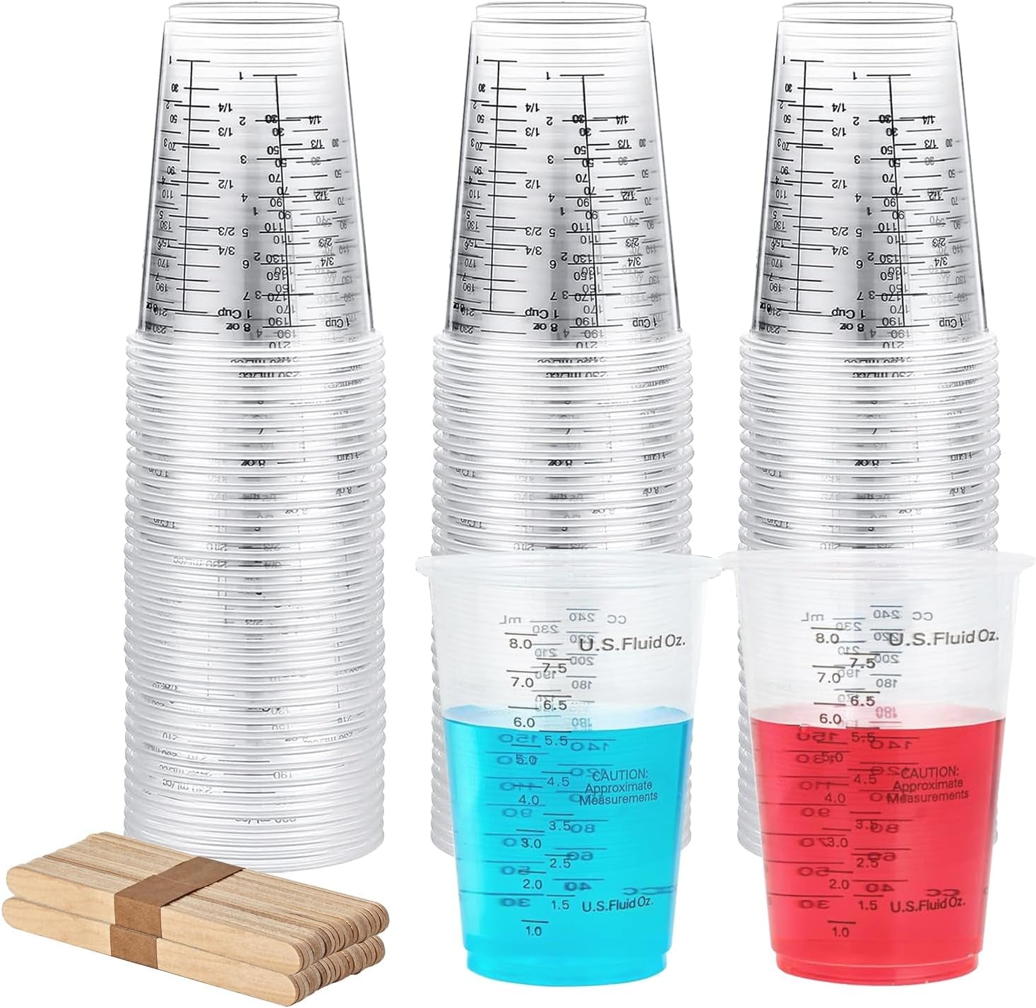 plastic-measuring-cups-with-mixing-sticks-8-oz-clear-cup-50-pack