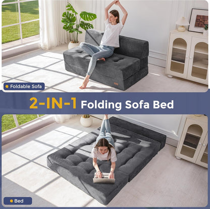 Folding Sofa Bed, 8-Inch Fold-Out Chair Bed, Single3
