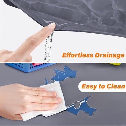 Waterproof under Sink Mat, 34" X 22", Dark Gray3