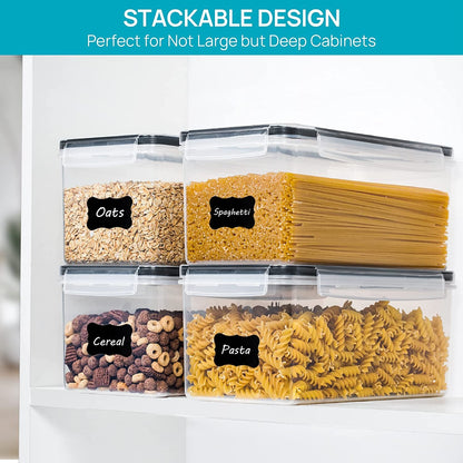 Pasta Storage Containers, 8 Pack, 3.2L Airtight Canisters5