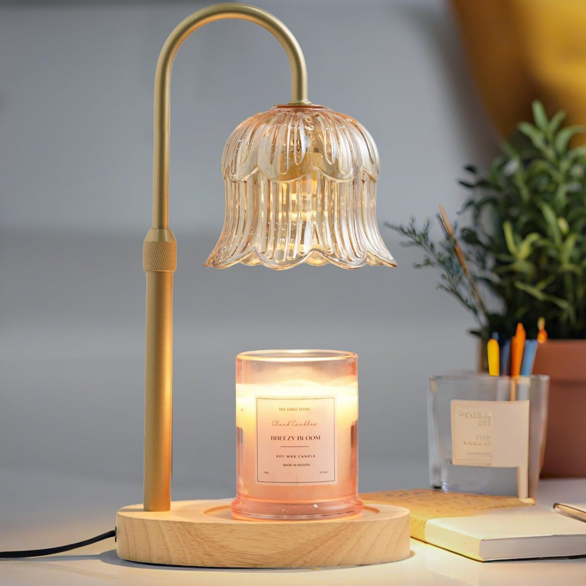 candle-warmer-lamp-with-timer-adjustable-dimmable-height-adjustable-flower-amber-shape-wax-lamp-jar-candles-modern-home-decor-table-lights-bedroom-decor