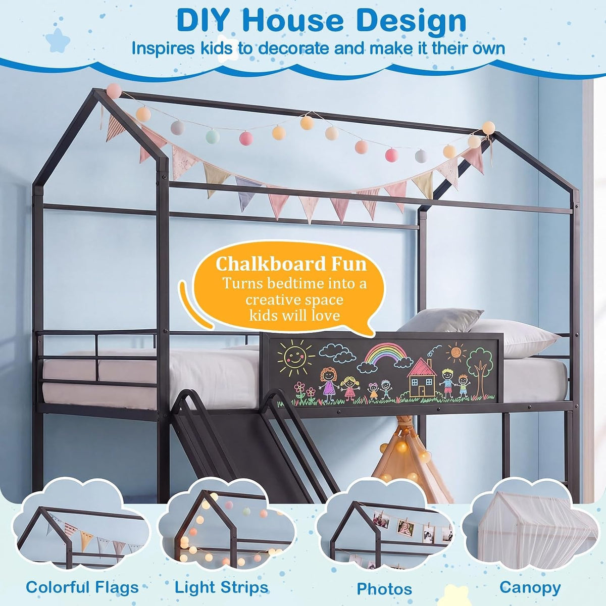 twin-size-house-loft-bed-low-loft-bedframe-w-roof-slide-ladder-chalkboard-sturdy-metal-slats-for-bedroom-dorm-kids-house-bed-for-boys-girls-no-box-spring-needed-black