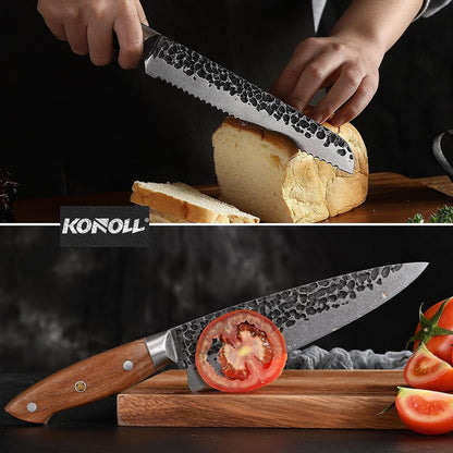 Professional Japanese Chef Knife Set - 5 Piece Kitchen Knife Set, Ultra Sharp High Carbon Stainless Steel Cooking Knives with Ergonomic Pakkawood Handle, Ideal Gift for Home Chefs8
