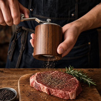 Manual Salt and Pepper Grinder with Adjustable Coarseness(1Pc Medium)4