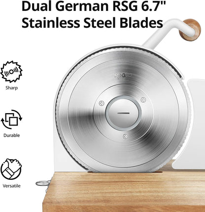 Foldable Manual Bread Slicer, 2 German RSG Blades for Homemade Sourdough3