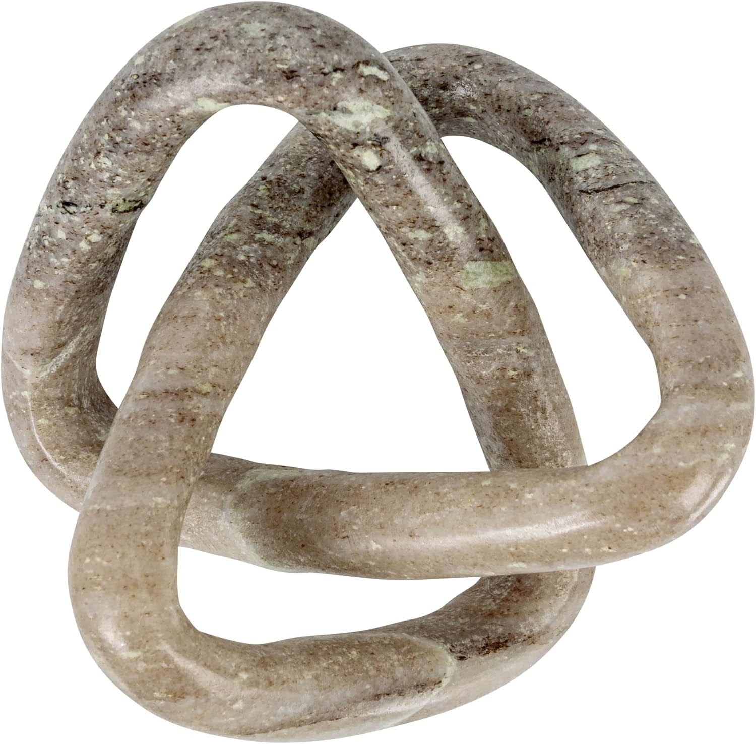 creative-co-op-modern-decorative-marble-link-knot-beige