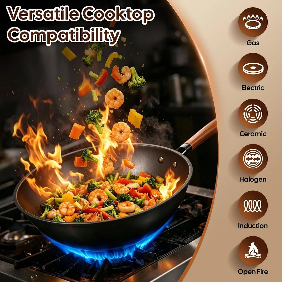 13-carbon-steel-wok-12-piece-wok-pan-stir-fry-pans-set-with-lid-no-chemical-coated-flat-bottom-chinese-wok-pan