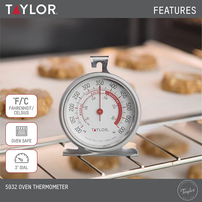 Precision Products Large Dial Thermometer, Silver2