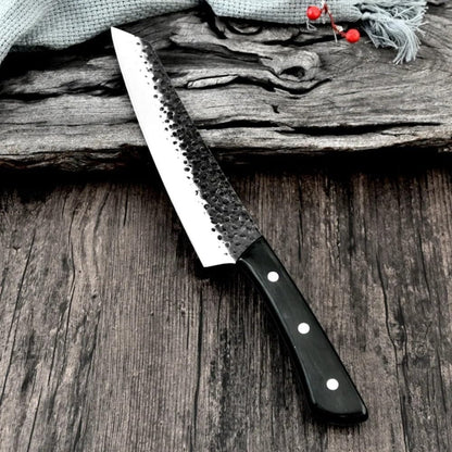 Meat Cleaver, 8.3 Inch Slicing Knife Boning Butcher Knife 5Cr15Mov Non-Stick Blade Knives Wood Handle3