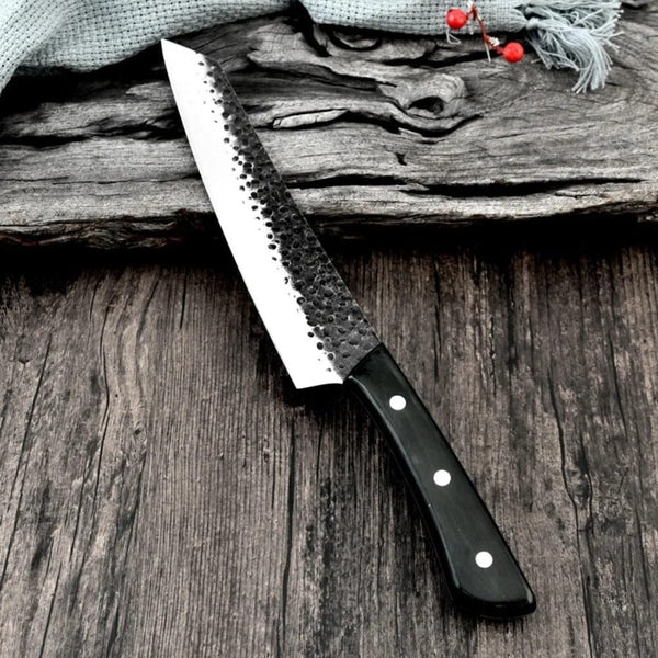 Meat Cleaver, 8.3 Inch Slicing Knife Boning Butcher Knife 5Cr15Mov Non-Stick Blade Knives Wood Handle3