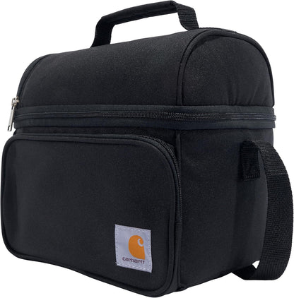 Carhartt Camping Cooler, Worksite Lunch Box, Soft Shell Lunch Bag for Construction Sites, Work and Everyday Use, Black2