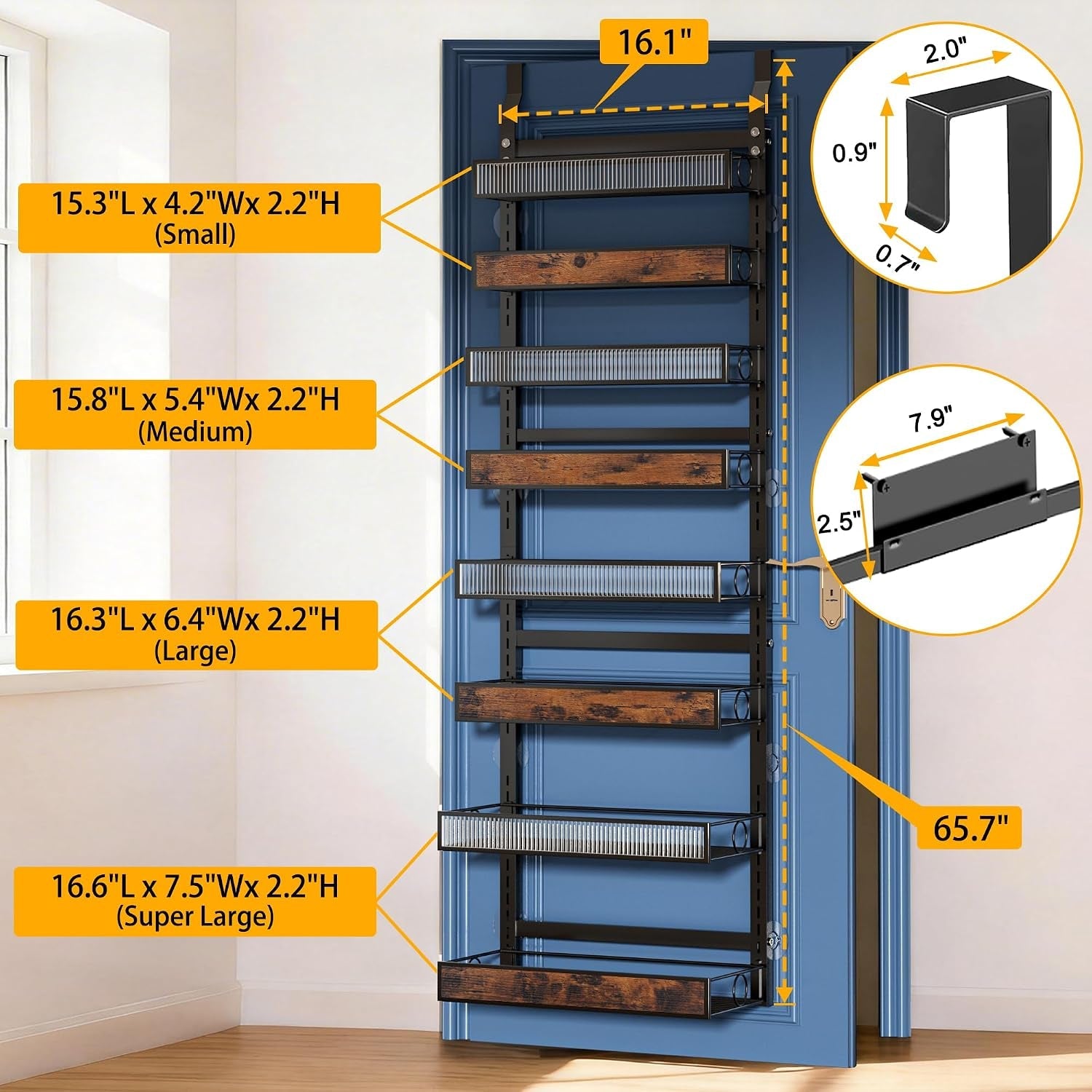 8-tier-pantry-door-organizer-spice-rack-2-in-1-wall-mount-or-hanging-over-door-seasoning-organizer-with-adjustable-baskets-heavy-duty-behind-door-storage-shelves-for-pantry-cabinet-and-kitchen
