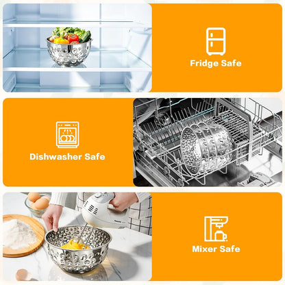Stainless Steel Mixing Bowls Set of 54