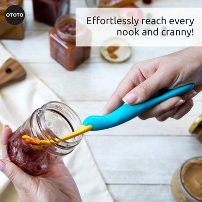 Splatypus Jar Spatula for Scooping and Scraping - Unique Fun Cooking Kitchen Gadgets for Foodies - Bpa-Free & 100% Food Safe - Crepe Spreader4