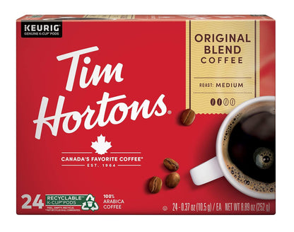 Original Blend, Medium Roast Coffee, Single-Serve K-Cup Pods Compatible with Keurig Brewers, 24 Count(Pack of 1)(Packaging May Vary)2