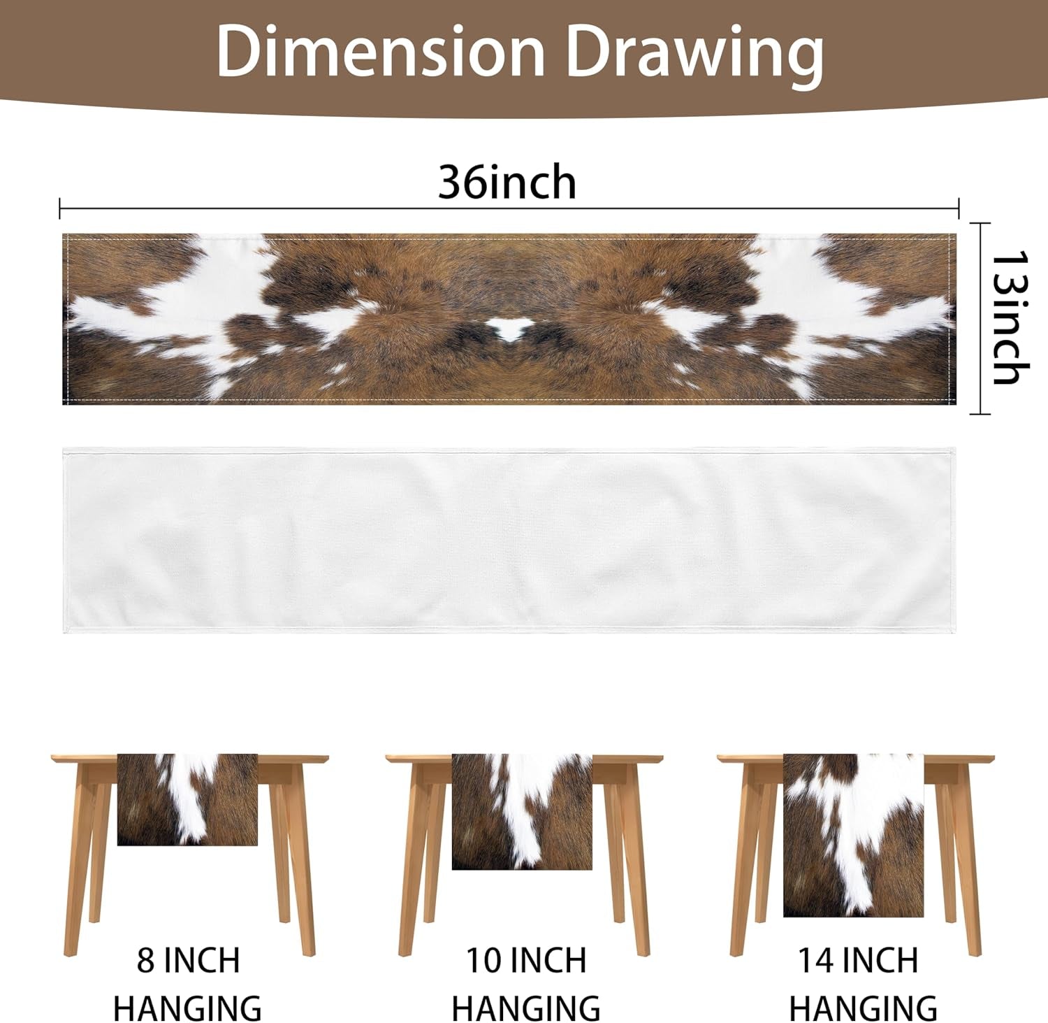 cow-print-table-runner-brown-western-runners-cowhide-table-decorations-farmhouse-country-table-runner-for-party-home-kitchen-dining-room-13x36-inch-just-a-print