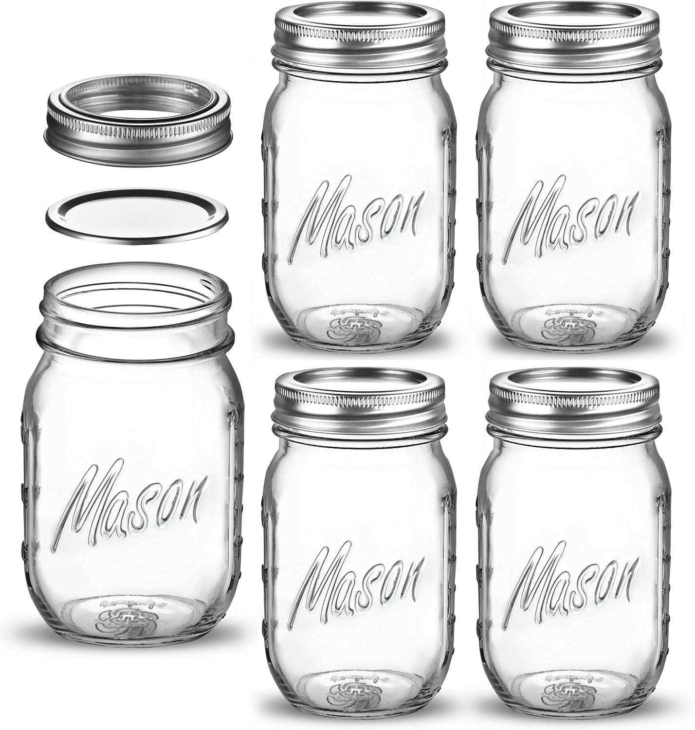 16-oz-mason-jars-with-lids-regular-mouth-5-pack-16-oz-glass-jars-with-lids-and-seal-bands-mason-jars-16-oz-pint-mason-jars-airtight-canning-jars-for-pickling-and-oats