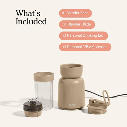 Our Place Splendor Blender, 1000W High-Power Blender with 25 Oz Travel Cup | 1000W, Ultra-Sharp Blades, 2 Blending Modes, 25 Oz Personal Cup and Drinking Lid for Smoothies and Shakes, Travel-Friendly6