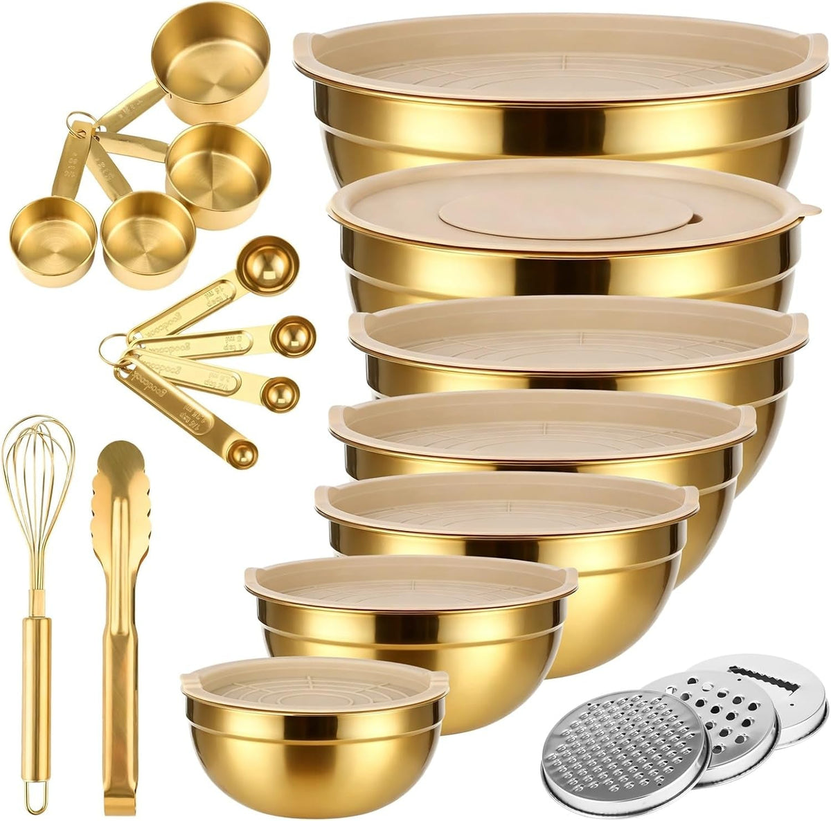 20-pcs-gold-mixing-bowls-with-lids-set-7-mixing-bowls-with-3-graters-8-measuring-spoons-1-whisk-and-1-food-tong-nesting-bowl-set-for-baking-cooking-meal-prep