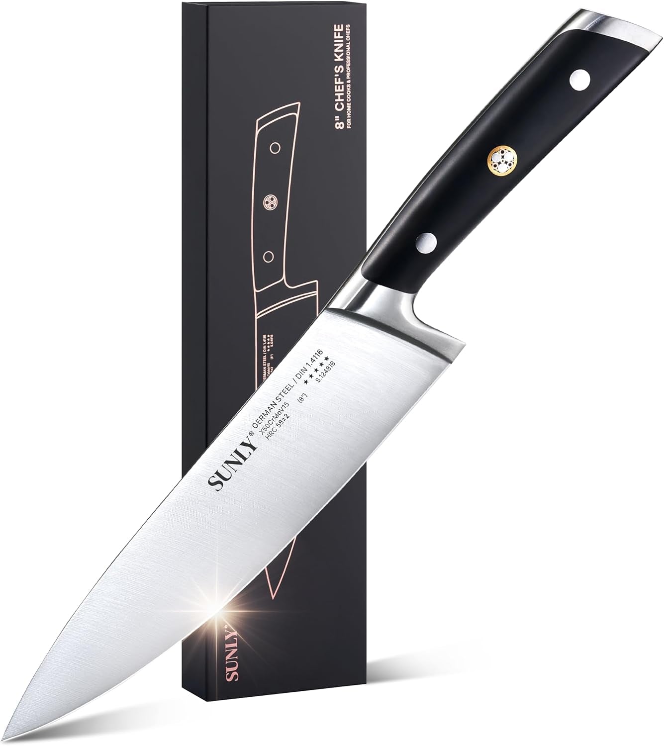 chef-knife-8-inch-professional-kitchen-knife-with-german-1-4116-stainless-steel-58-2-hrc-hardness-full-tang-design-anti-slip-handle-for-meat-fruits-vegetables-gift-ready-magnetic-box