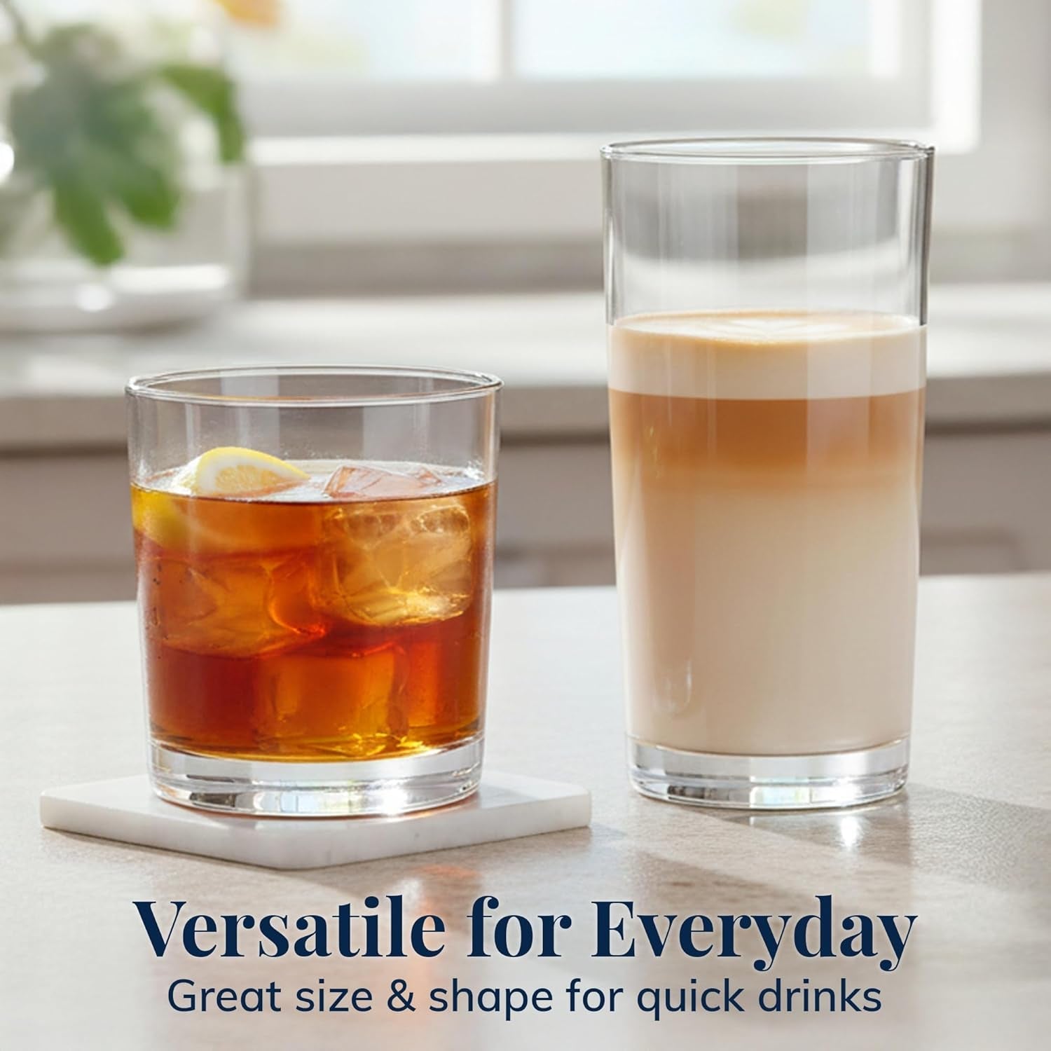 classic-clear-plastic-reusable-drinking-glasses-set-of-8-12oz-rocks-16oz-water-cups-bpa-free-tumblers-made-in-usa-top-rack-dishwasher-safe