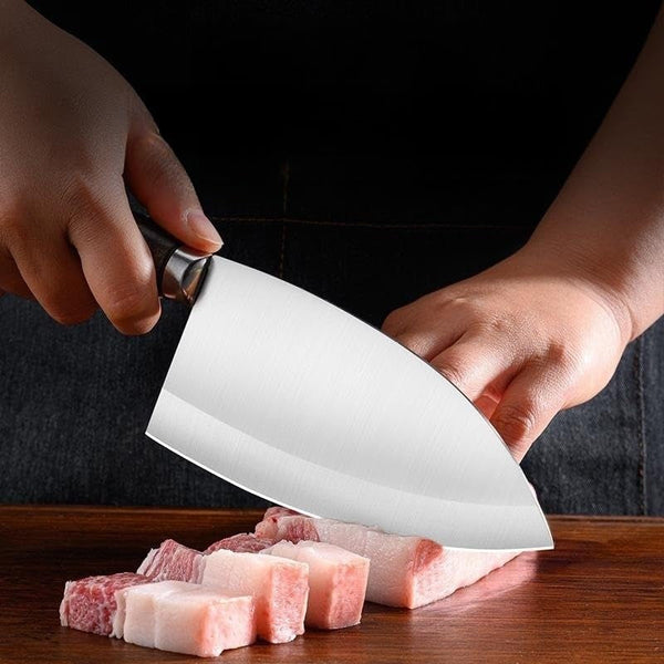 Meat Cleaver,Cleaver Knife Fish-Shaped Sharp Kitchen Knives Stainless Outdoor Camping Pork Knife Butcher Knife Chef Knife Cleaver Fish Knife, LAMAJIGA58445