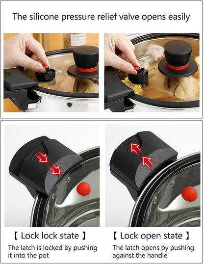 Efficient Pressure Cooker Set Pressure Cooker Recipes Electric Stove Energysaving Cooking Utensils Efficient Kitchen Pressure Cooker4