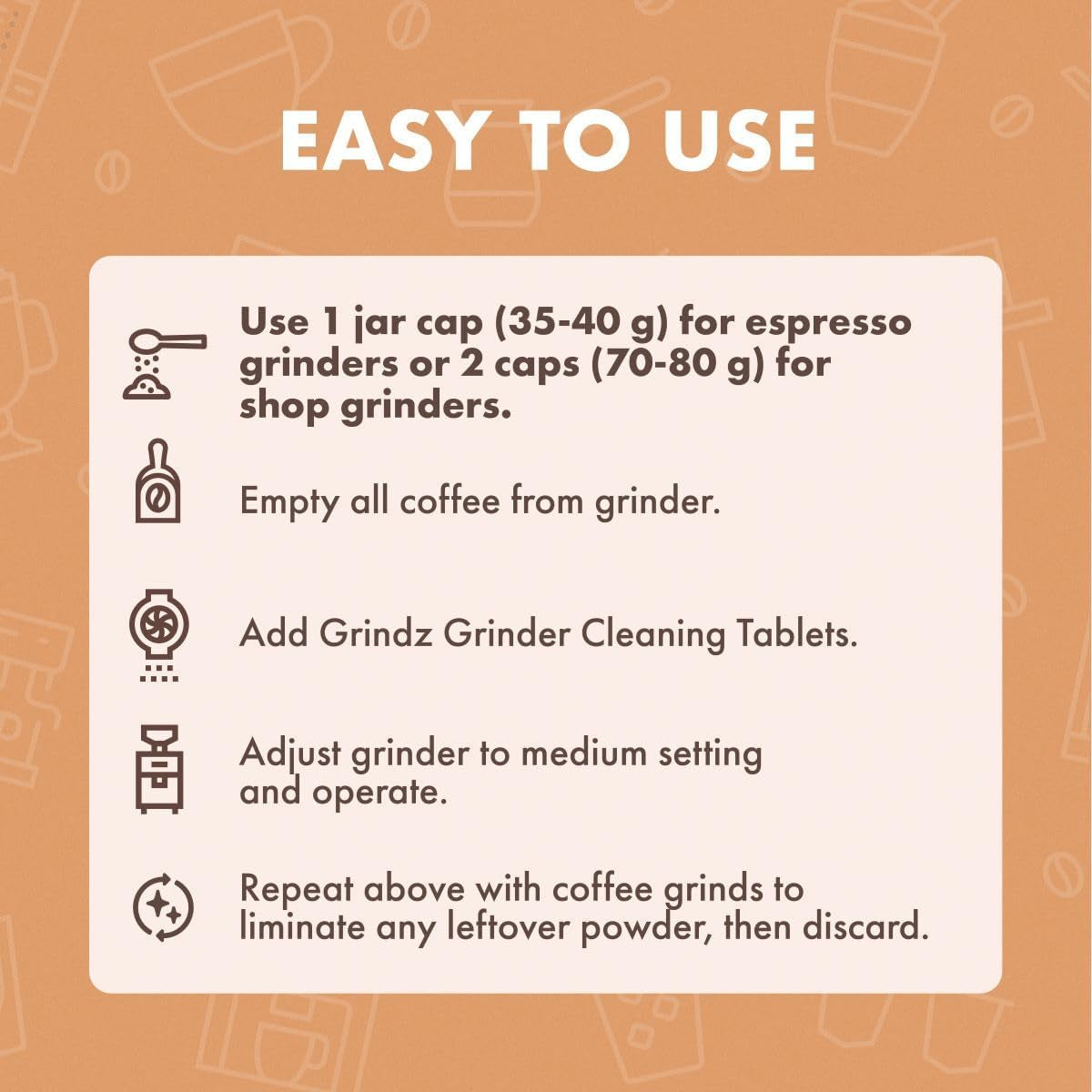 grindz-professional-coffee-grinder-cleaning-tablets-430-grams-all-natural-food-safe-gluten-free-cleans-burr-and-casing-help-extend-life-of-your-grinder