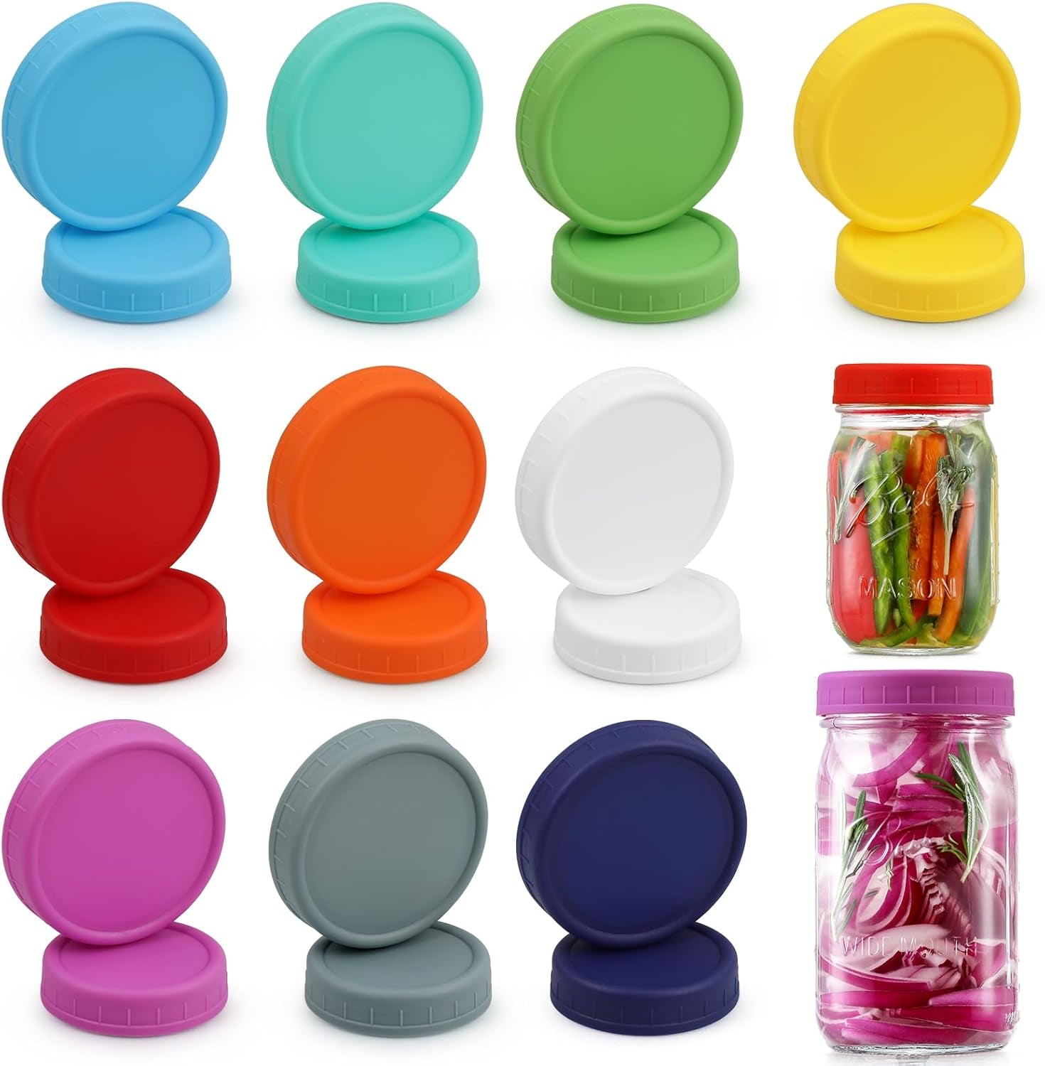 10-wide-mouth-10-regular-mouth-mason-jar-lids-20-pack-food-grade-plastic-mason-jar-caps-for-ball-kerr-and-more-canning-jars-leakproof-dishwasher-safe-multicolor