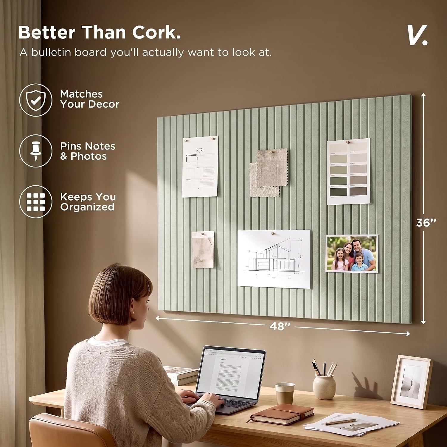large-felt-bulletin-board-48-x-36-inch-12-pack-square-acoustic-wall-panels-cork-board-alternative-nrc-0-95-damage-free-adhesive-slatted-design-for-home-classroom-sage