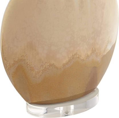 Marci 32" Large Table Lamp Ivory Drip Ceramic Porcelain Modern6