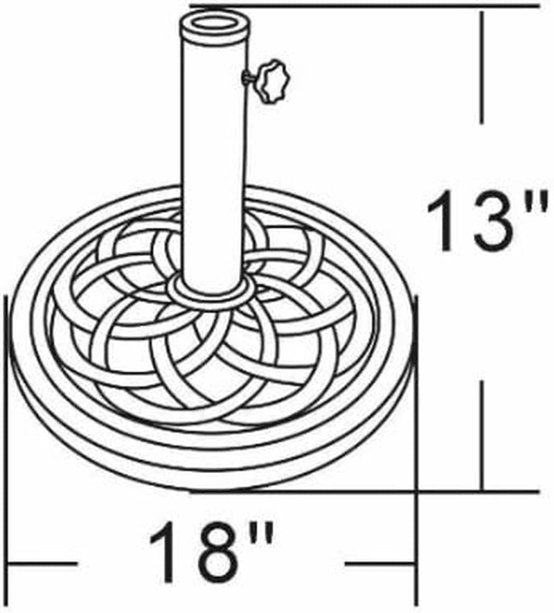ubp18181-br-18-inch-cast-stone-umbrella-base-made-from-rust-free-composite-materials-bronze-powder-coated-finish