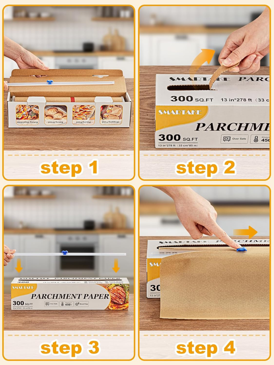 parchment-paper-roll-for-baking-13-in-x-278-ft-300-sq-ft-unbleached-non-stick-baking-paper-with-slide-cutter-heavy-duty-extra-long-oven-safe-for-cooking-grilling-frying