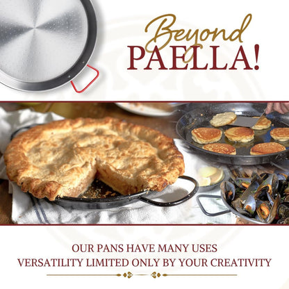 16-Inch Carbon Steel Paella Pan, 40Cm6