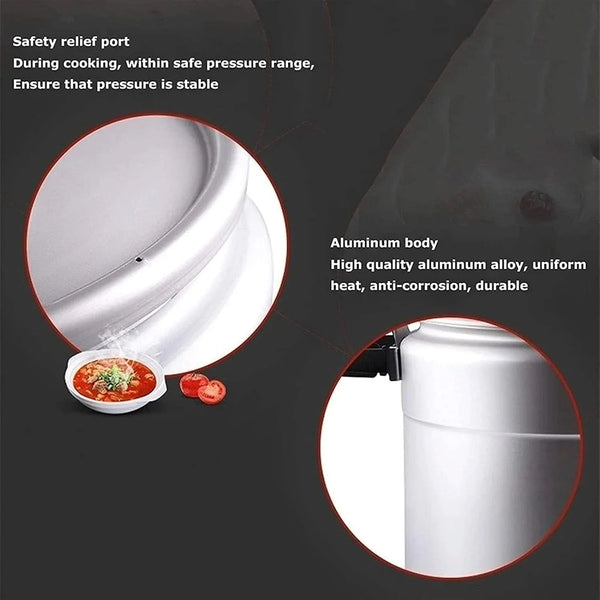 50L Pressure Cooker, Commercial Pressure Cooker, Large Capacity Explosion-Proof Gas Aluminum Alloy Pressure Cooker, Suitable for Restaurants, Etc.3