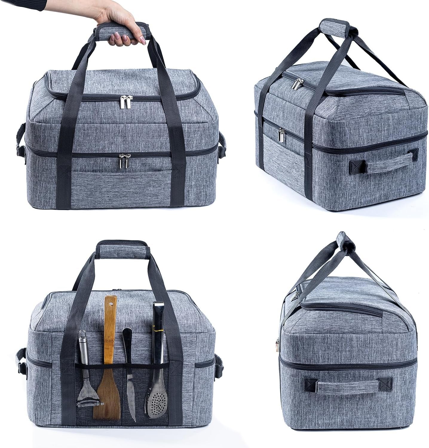 double-layer-slow-cooker-carrying-bag-for-6-8-quart-crockpot-and-hamilton-beach-slow-cookers-travel-bag-with-lid-fastener-for-crock-pot-portable-carrier-case-grey