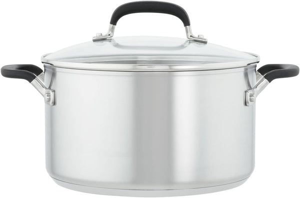 Kitchenaid Stainless Steel Cookware Induction Pots and Pans Set, 10-Piece, Brushed Stainless Steel11