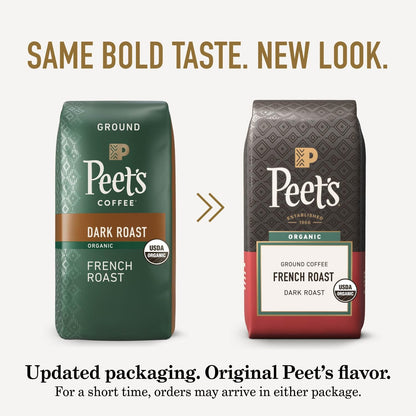 Peet'S Coffee, USDA Organic Dark Roast Ground Coffee, 100% Arabica Coffee - French Roast 18 Ounce Bag4