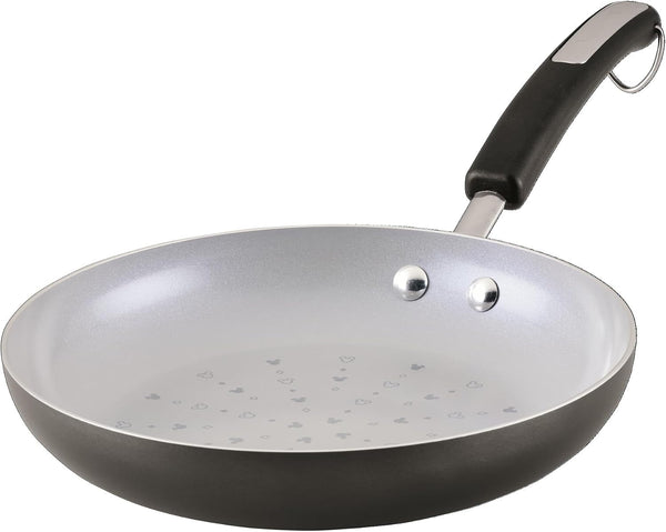 Disney Monochrome Ceramic Nonstick Cookware Pots and Pans with Baking/Bakeware Cookie Pan and Kitchen Cooking Tool Set, Dishwasher Safe, 8 Piece Cookware Set - Black15