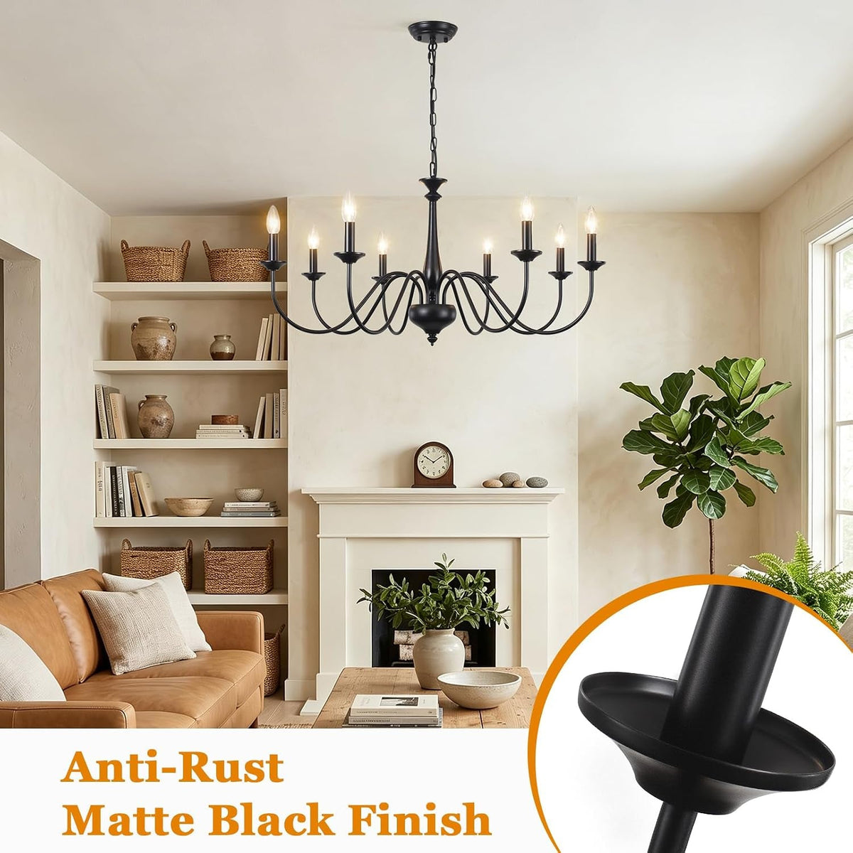 35-farmhouse-chandelier-8-light-matte-black-classic-iron-candle-pendant-lighting-adjustable-chain-ceiling-light-fixture-for-sloped-ceiling-dining-room-kitchen-island-foyer